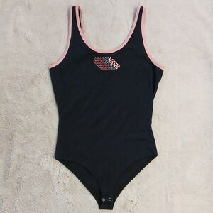 Vans Black and Pink Bodysuit